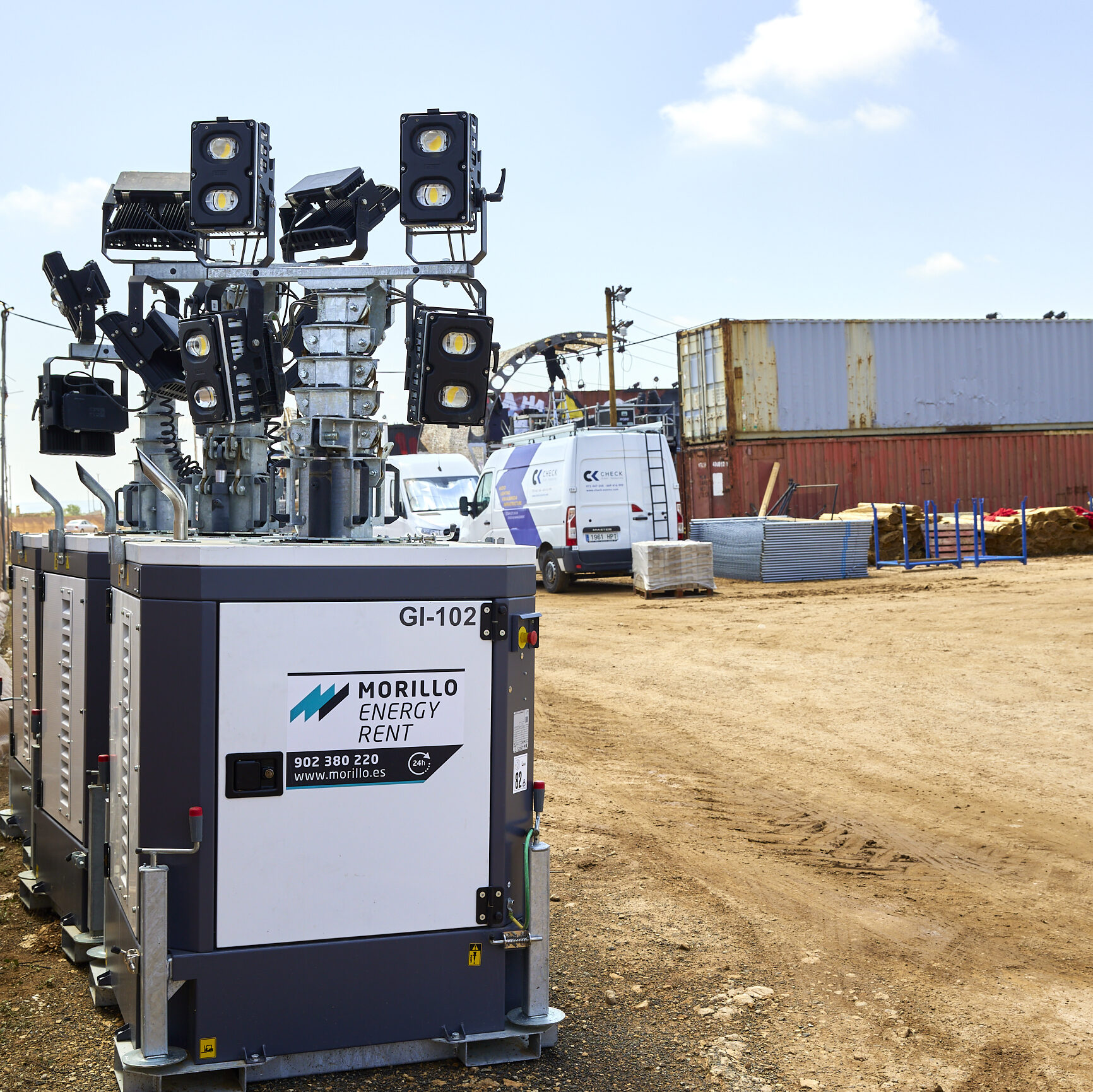 Torre de Iluminación para Eventos